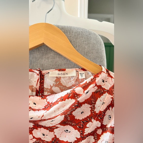DOEN ALNA DRESS IN ROUGE FLEURS D'ANEMONE, new without tags, never worn. - Picture 11 of 16